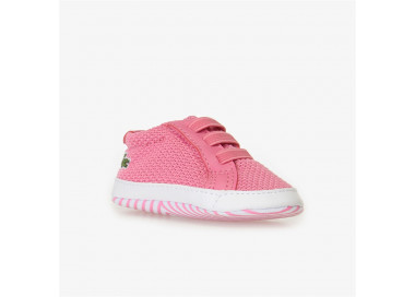 basket lacoste bebe rose