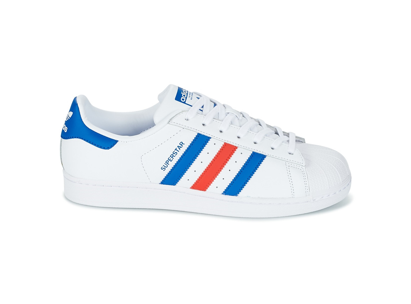 chaussure superstar bleu